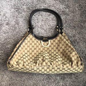 AUTHENTIC GUCCI BAG | Monogram Large Shoulder Bag